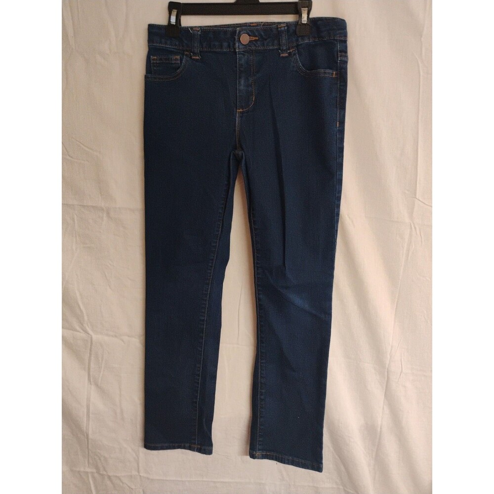 Girls Wonder Nation Blue Denim Jeans Size 12 Straight Leg